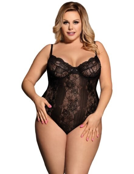 Hollywood Glamour Sheer Lace Teddy