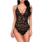 Scalloped Lace Decolletage Bodysuit by My Secret Drawer® mysecretdrawer.com.au 88