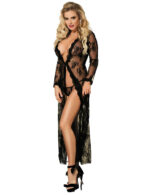 Floral Lace Full-Length Sheer Robe by My Secret Drawer® mysecretdrawer.com.au 24