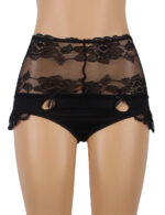 High Waist Strappy Floral Lace Panty by My Secret Drawer® mysecretdrawer.com.au 36