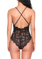 Scalloped Lace Decolletage Bodysuit by My Secret Drawer® mysecretdrawer.com.au 79