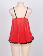 Lace, Satin and Sequin Trimmed Sheer Babydoll by My Secret Drawer® mysecretdrawer.com.au 35