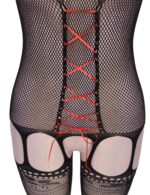 Red Laced Gartered Bodystocking by My Secret Drawer® mysecretdrawer.com.au 32