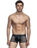 Men’s Sheer Brief with Leather-look Pouch – 2 pack by My Secret Drawer® mysecretdrawer.com.au 30