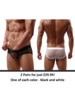 Men’s Hot Mesh Briefs – 2pack by My Secret Drawer® mysecretdrawer.com.au 33