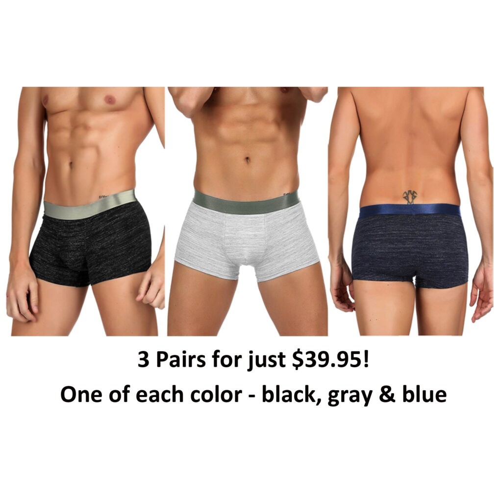 Men’s Silken Touch Boxer Briefs – 3 pack by My Secret Drawer® mysecretdrawer.com.au 33