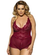 Crotchless Lace and Mesh Teddy by My Secret Drawer® mysecretdrawer.com.au 37