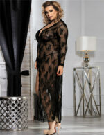 Floral Lace Full-Length Sheer Robe by My Secret Drawer® mysecretdrawer.com.au 30