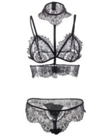 Seductive Strappy Choker Lace Bra Set by My Secret Drawer® mysecretdrawer.com.au 31