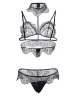 Seductive Strappy Choker Lace Bra Set by My Secret Drawer® mysecretdrawer.com.au 32