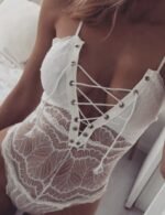 Sensual Full Lace Teddy With Tie Front by My Secret Drawer® mysecretdrawer.com.au 73
