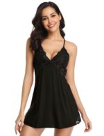 Scalloped Lace Cross-Back Chemise by My Secret Drawer® mysecretdrawer.com.au 36