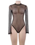 Long Sleeve Rhombus Mesh Teddy by My Secret Drawer® mysecretdrawer.com.au 24