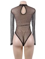 Long Sleeve Rhombus Mesh Teddy by My Secret Drawer® mysecretdrawer.com.au 26