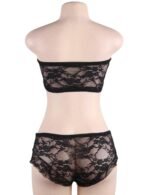 Sensual High Waist Full Lace Bra and Panty Lingerie Set
