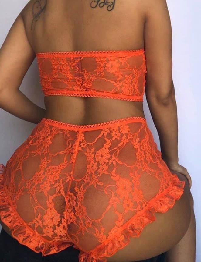 Sensual High Waist Full Lace Bra and Panty Lingerie Set