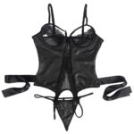 Confession Lace and Leatherette Underwire Teddy by My Secret Drawer® mysecretdrawer.com.au 38